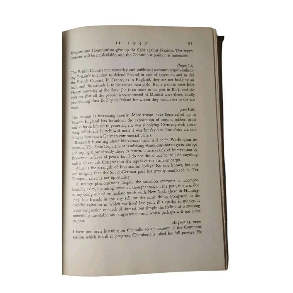 The Making Of Yesterday Book Diaries Of Raoul De Roussy De Sales 1947 Vintage